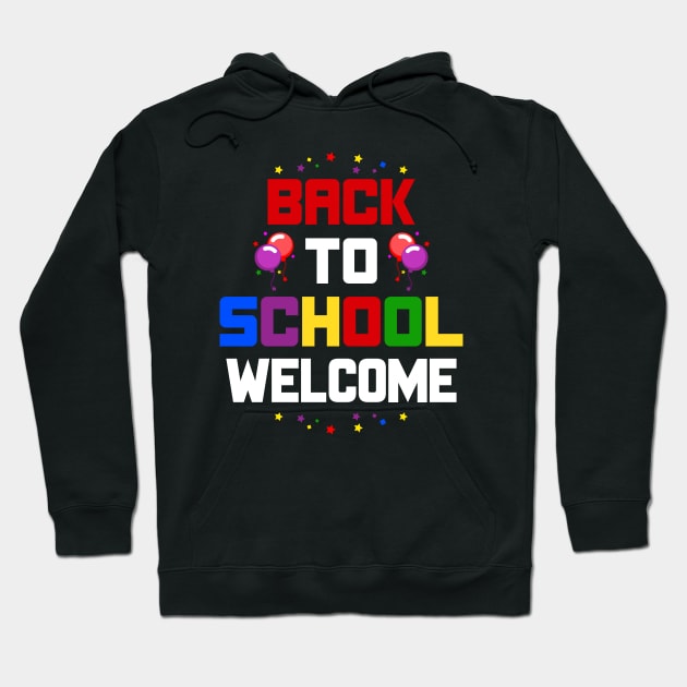 Back to school  WELCOM GIFT Hoodie by UranusArts